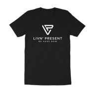 LIVN'PRESENT Unisex short sleeve tee shirt-Black