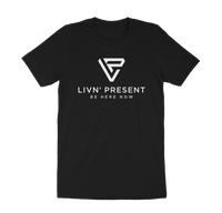 LIVN'PRESENT Unisex short sleeve tee shirt-Black