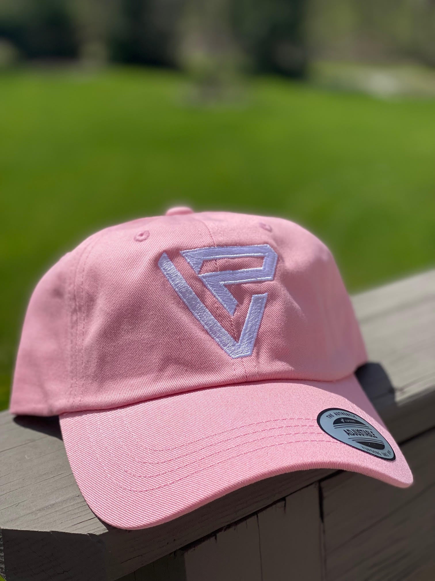 LIVN'PRESENT HAT  Pink  (Dad Hat Style)